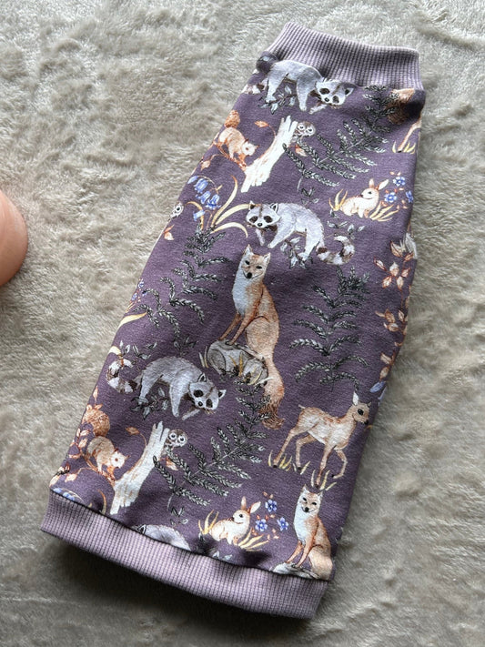 T-shirt för sphynxar, lila skog